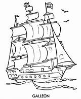 Ship Pirate Coloring Pages Printable Drawing Sheets Boat Kids Colouring Color Coloringfolder Cartoon sketch template