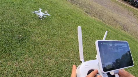 test flight drone dji phantom  pro  youtube