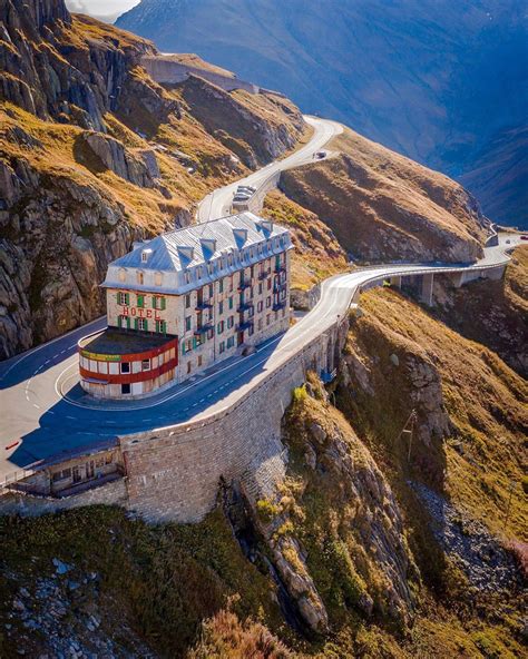 mysterious  facades hotel abandoned   alps