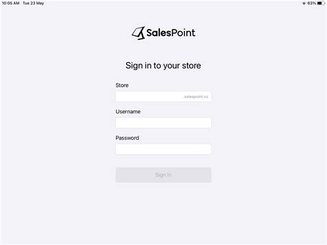 app  device setup salespoint  started guide