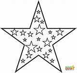Star Shooting Coloring Color Stars Getcolorings Pages sketch template