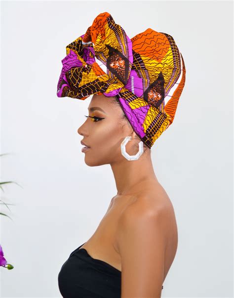 african head wraps  women    tie