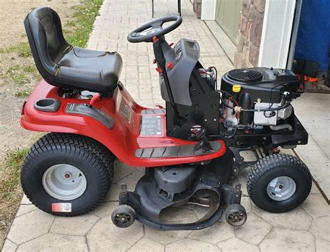 craftsman dyt riding lawn mower  cutting deck ronmowers