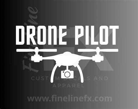 drone pilot vinyl decal sticker