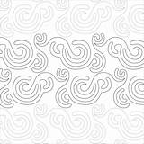Swirls Pantograph Stipple Quilting sketch template