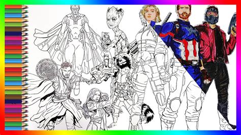 avengers infinity war coloring pages printable total update