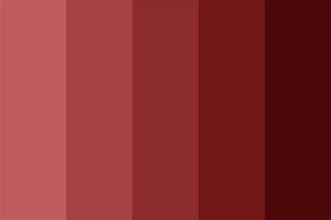 bt red shades color palette