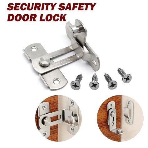 degree steel door latch  angle sliding bending locker lock