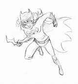 Batgirl Printablefreecoloring Kids sketch template