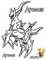 Pokemon Coloring Pages Print Arceus Yescoloring Legendary Kids Book Slugma Celebi Dynamic sketch template