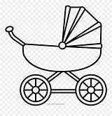 Coloring Carriage Stroller Buggy Wheel Nicepng Pinclipart Kindpng sketch template