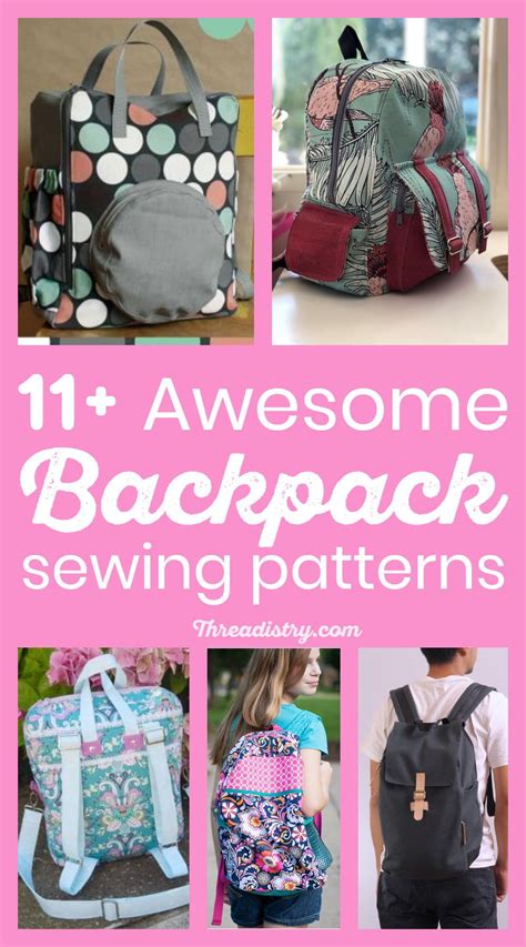 printable  backpack pattern  easy project  perfect