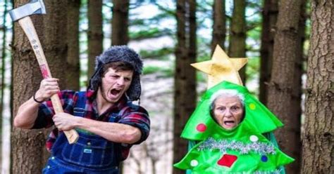 This Grandmother And Her Grandson Dress In Costumes And Take Hilarious