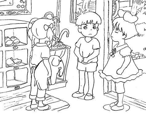 ponyo coloring pages home design ideas