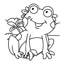 delightful frog coloring pages