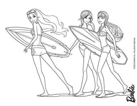 beach barbie coloring pages barbie coloring pages barbie coloring
