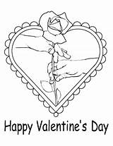 Coloring Pages Hearts Valentines Rose Roses Flowers Giving Heart Color Colouring Korner Kids Printable Sheets Valentine Dmg Enterprises Provided Network sketch template