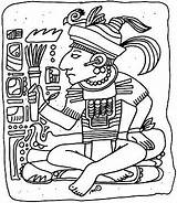 Mayan Coloring Pages Print Civilization Kids sketch template