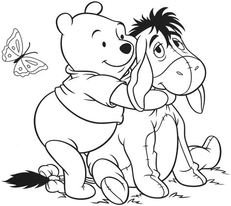 winnie de pooh  piglet coloring pages coloring home