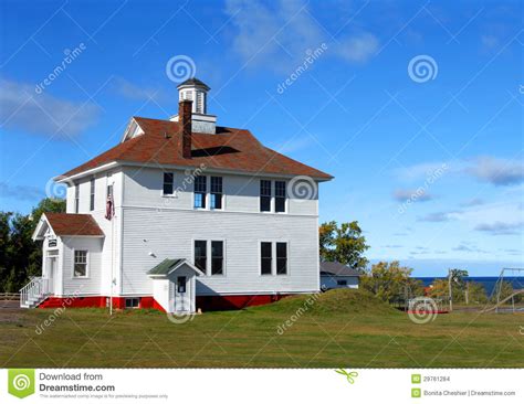 Restored School House In Michigan Stock Images Image