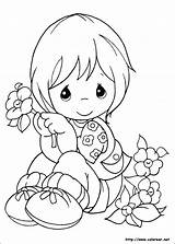 Momentos Preciosos Perritos Flower sketch template