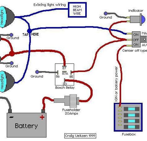 auxiliary light wiring diagram  faceitsaloncom