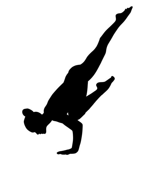 yoga pose silhouette  stock photo public domain pictures