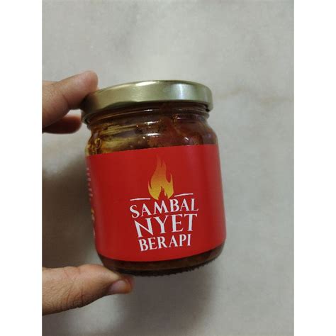 ready stock sambal nyet berapi shopee malaysia