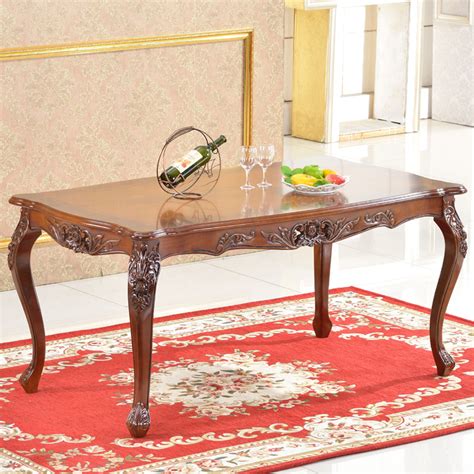 affordable rubber wooden dining table dining room