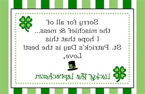 printable leprechaun notes  printable templates