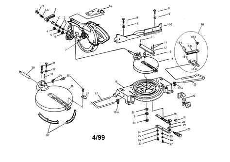 pro tech compound miter  parts model type sears partsdirect