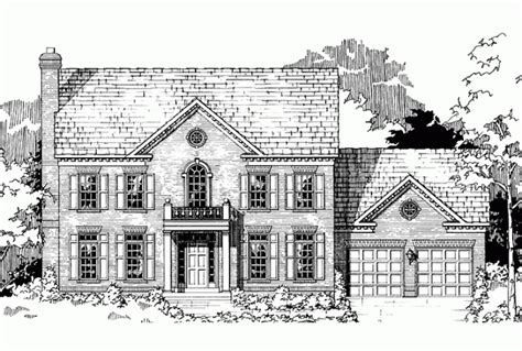 nice  colonial house plans house plans georgian homes
