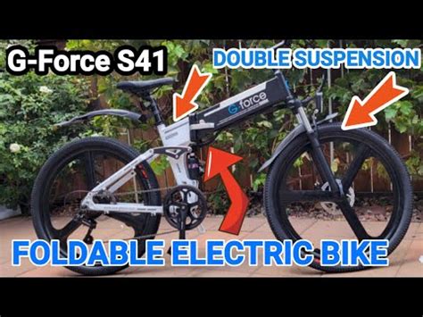 force  folding electric mountain bike unboxing riding test youtube
