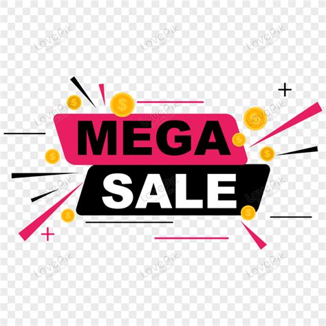 mega sale color sale editable png transparent background  clipart