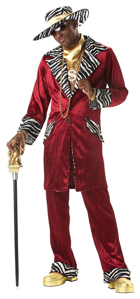 supa mac pimp sweet daddy and ho gangster adult costume ebay
