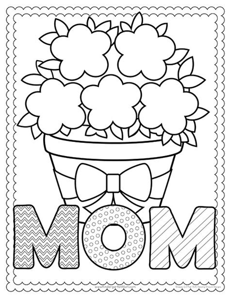 mothers day printables kindergarten mom