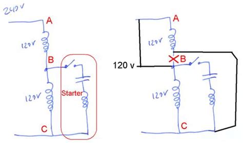 wire  capacitor start motor