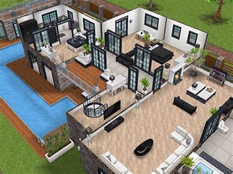 house  level  sims simsfreeplay simshousedesign sims  houses plans diy house plans