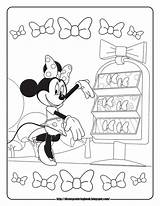 Minnie Pages Coloring Daisy Getcolorings Bow Mouse sketch template