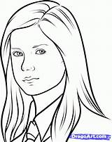 Ginny Weasley Coloring Pages Potter Harry Drawing Colouring Draw Coloriage Ron Step Printable Dessin Drawings Pop Luna Imprimer Sketch Azcoloring sketch template