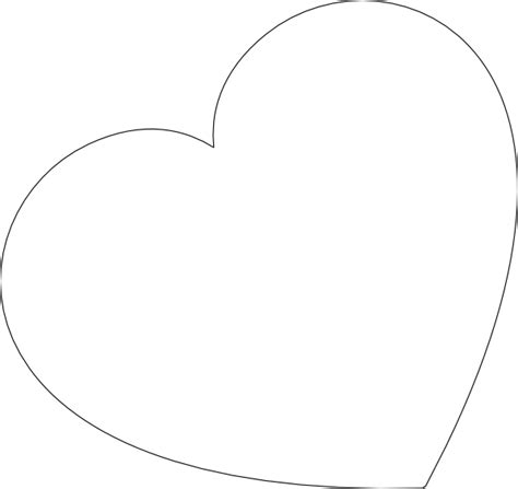 printable heart shapes clipart