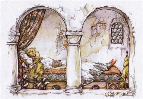 doornroosje anton pieck dutch painters graphic artist theme park fantasy characters fairy