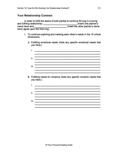 20 relationship contract templates healthy relationship advice relationship healthy