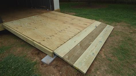 build  large simple wooden shedgarage ramp youtube