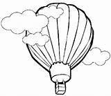 Balloon Air Hot Coloring Pages Print Printable Kids sketch template