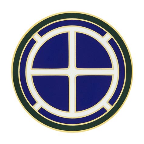 infantry division combat service identification badge usamm