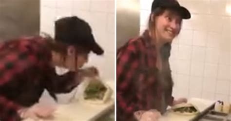 fast food worker spits in woman s dinner and says she wants to go home