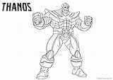 Thanos Coloring Pages Printable Marvel Kids Tsgos Beef Boss Infinity War Fortnight Adults sketch template