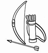 Bow Arrow Clipart Archery Clip sketch template