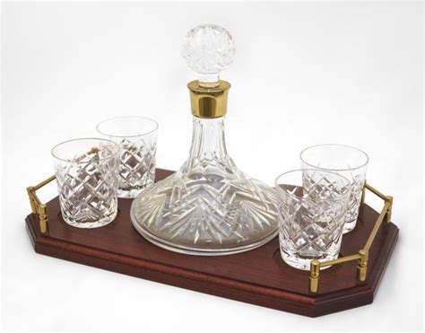 408 Waterford Crystal Decanter Set Lot 408